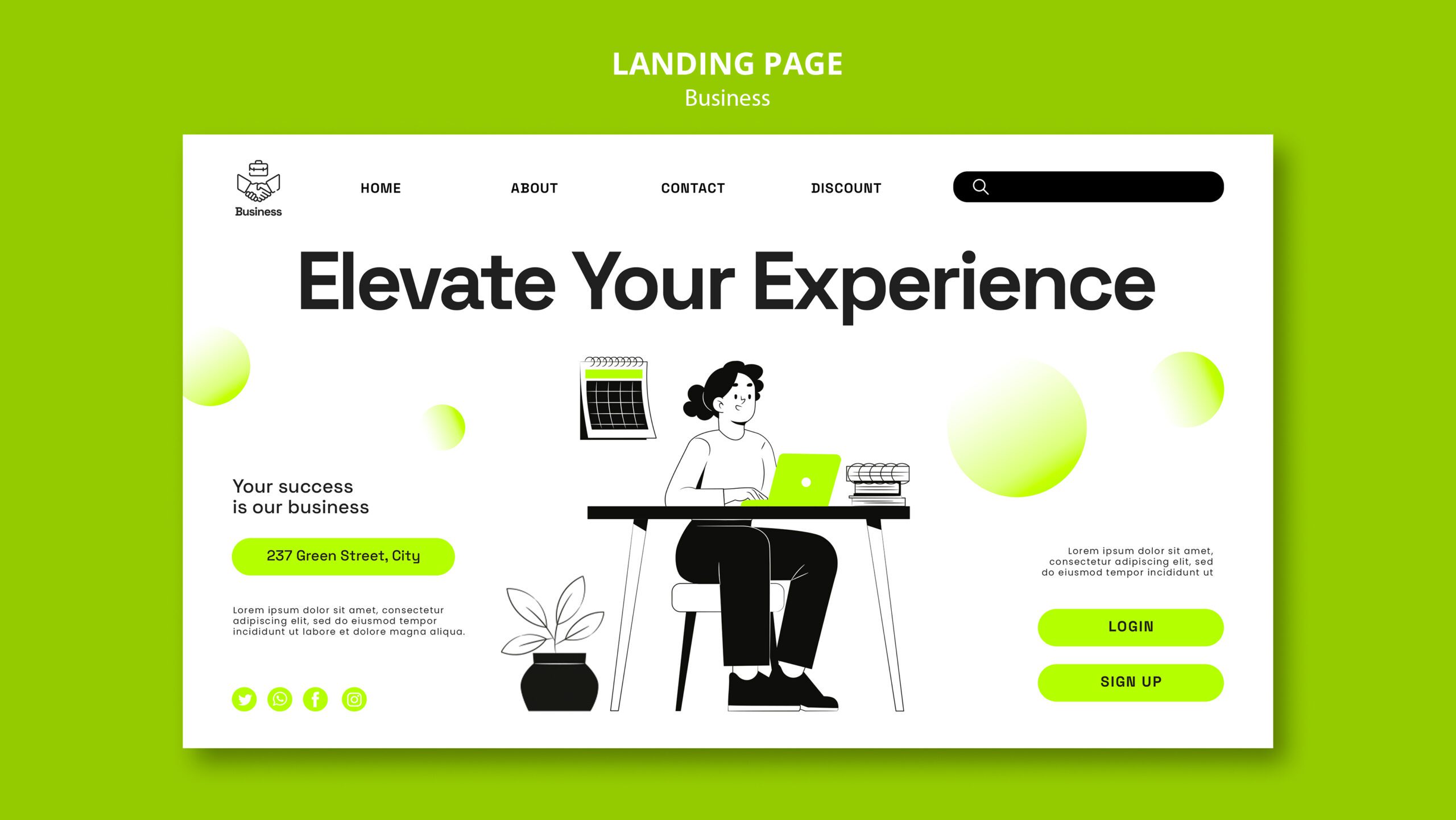 Landing Page z podziękowaniami maksimum możliwości